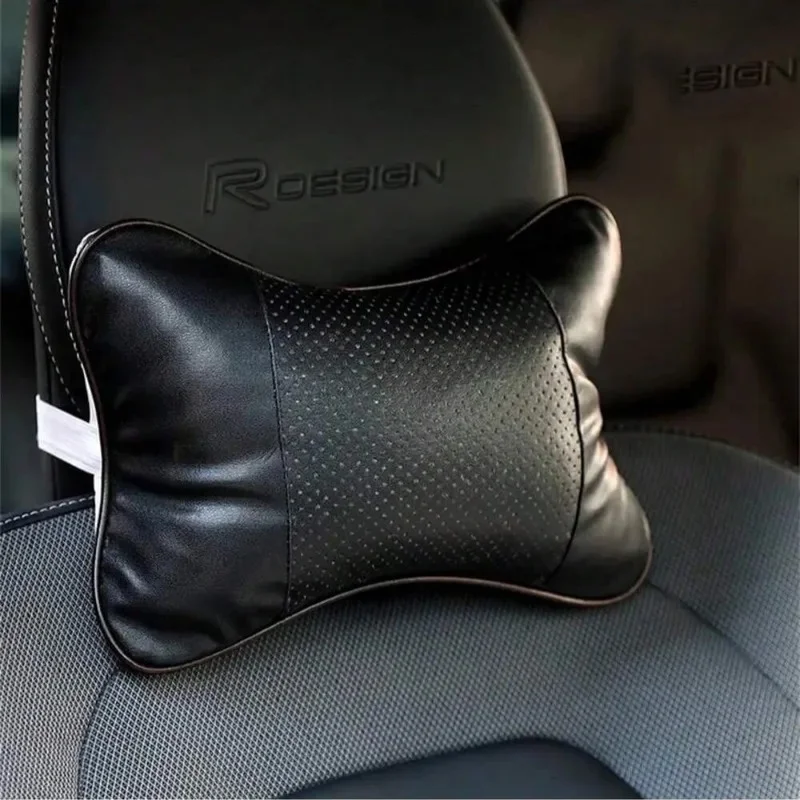 Reposacabezas de asiento de coche, reposacabezas de seguridad para coche, reposacabezas, almohada relajante, cojín, almohada protectora de cuello para asiento de coche de malla transpirable - imagen 2