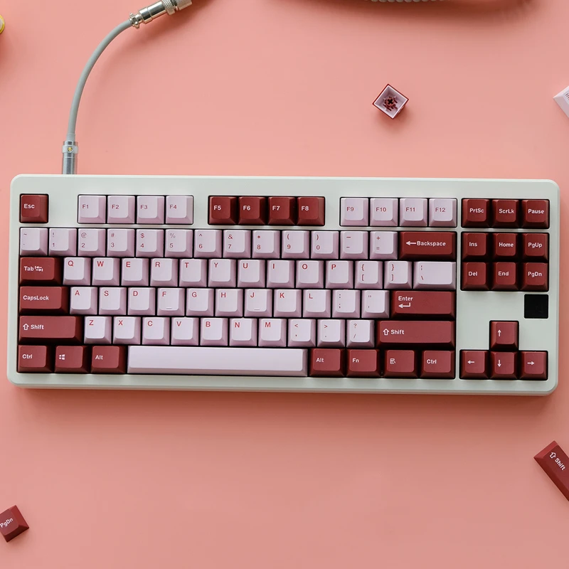 1 Juego de tapas de llave GMK Darling Shoko Marrs, Green Red Samurai Joyce Nautilus Olivia Arctic, PBT, doble disparo, OEM