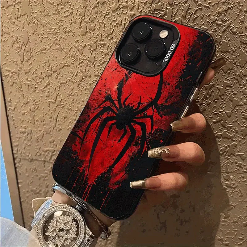 Funda con estampado de araña para Xiaomi 14T 13T 12T Pro Mi 11 15 14 12 13 11 Lite Poco F7 X6 X5 F5 F6 M6 Pro cubierta de parachoques a prueba de golpes - imagen 3