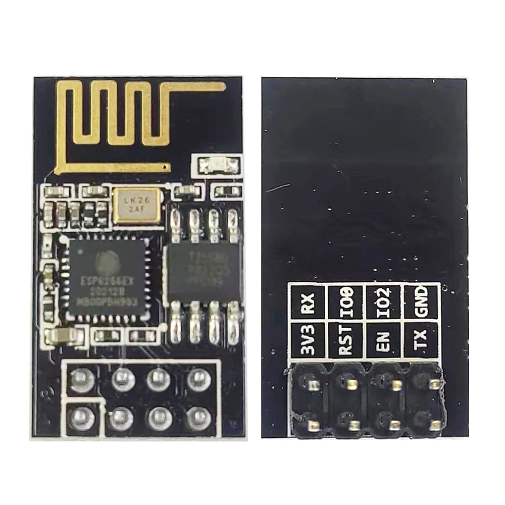 Módulo Wifi ESP 01S ESP8266, bajo consumo de energía, puerto serie de 8 pines a módulo WIFI, placa de desarrollo inalámbrica ESP01S ESP-01S - imagen 2