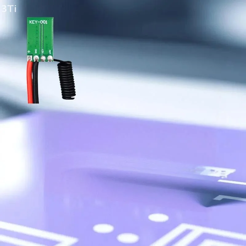 1 Uds DC 12V 3V 5V 9V código de aprendizaje 433,92 MHz 1 salida CH para controles remotos 1527 codificación 433Mhz módulo transmisor inalámbrico RF - imagen 5