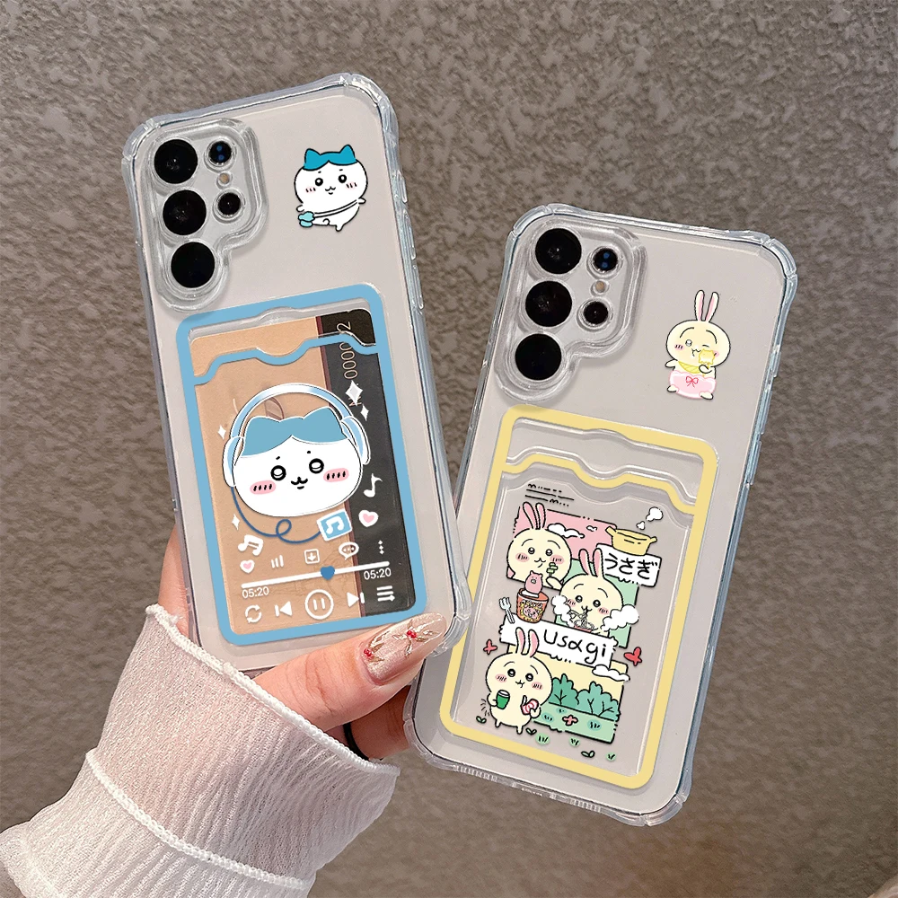Bonita funda de Anime Chiikawas para Xiaomi Redmi 13C, 12C, 10C, 9A, 9C, Note 13, 12, 12s, 11, 10, 9, 8 Pro, 4G, 5G, cubierta transparente anticaída - imagen 2
