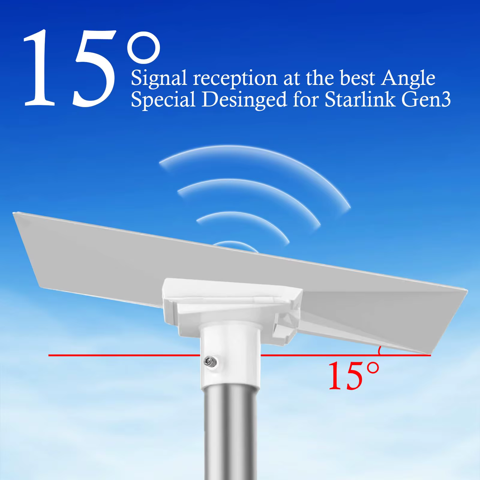 Soporte Montaje Poste Techo Starlink Gen 3 – Kit Redondo - imagen 4