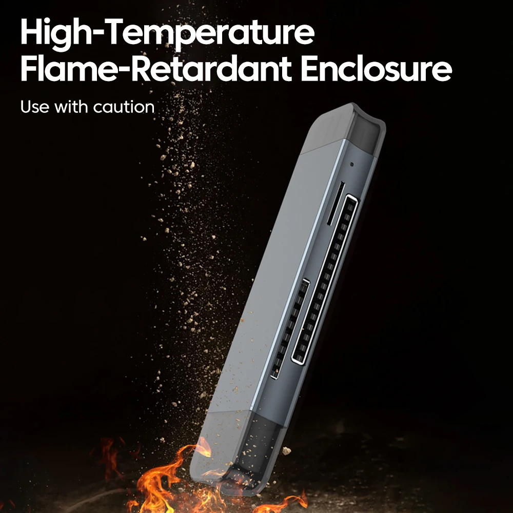 Lector de tarjetas USB2.0 5 en 1, lector de tarjetas SD/TF/CF, adaptador de lector de tarjetas de transferencia de lectura/escritura de alta velocidad para accesorios de ordenador portátil y PC - imagen 5