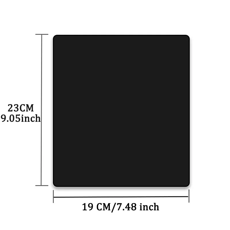 Alfombrilla de ratón pequeña de PU, alfombrilla de ratón de cuero antideslizante para juegos, impermeable, antiarañazos, fácil de limpiar, para PC, portátil y oficina - imagen 2