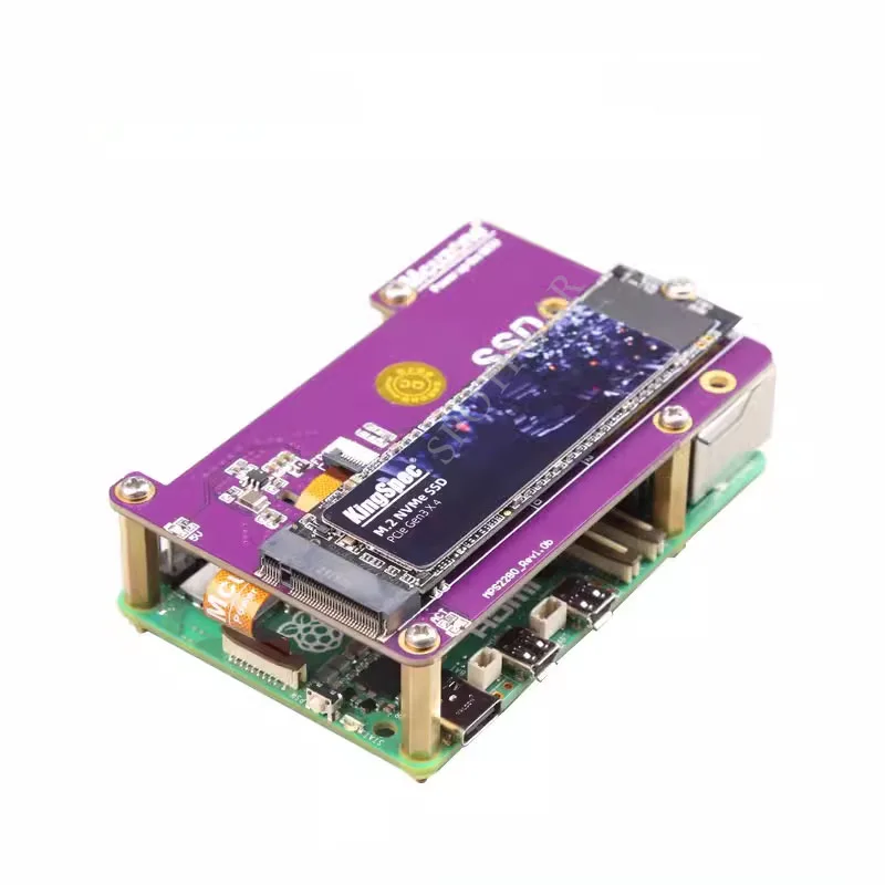 Cable Raspberry Pi 5 PCIE FPC con combinación diferencial 90R de mayor velocidad para SSD M.2 NVMe - imagen 5