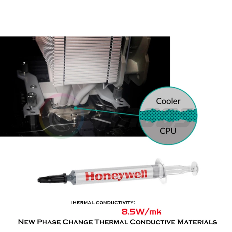 Honeywell PTM7950SP pasta térmica de silicona, tarjeta gráfica, CPU, Notebook, ordenador, refrigeración, cambio de fase, silicona conductora - imagen 5