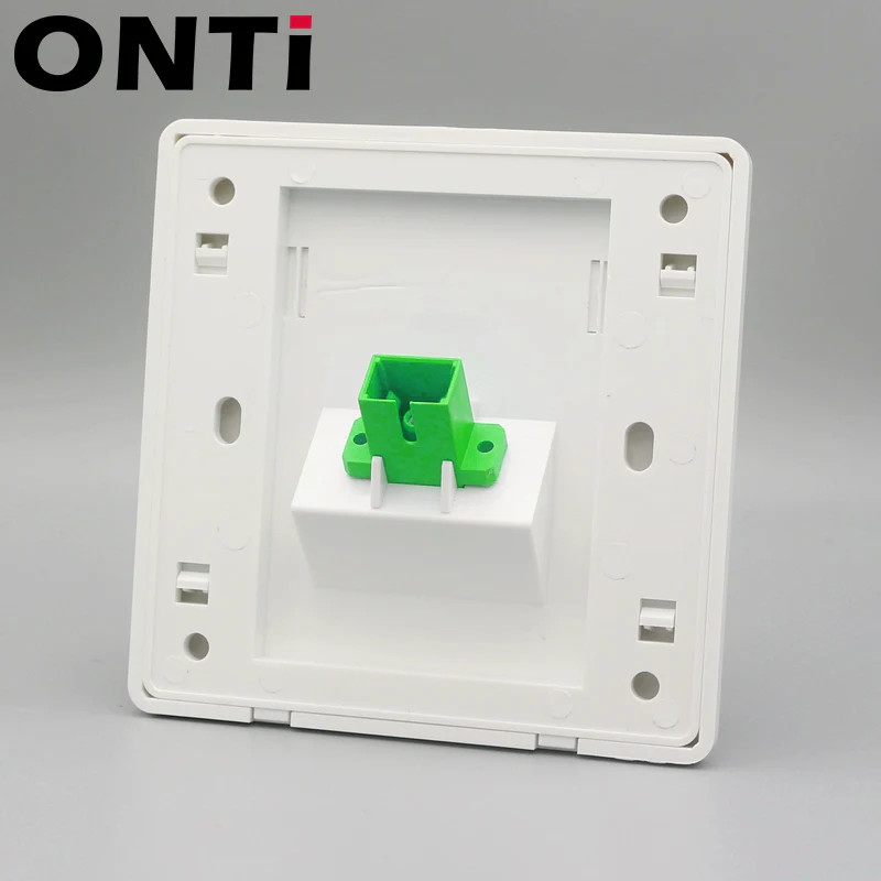 Placa de enchufe de pared de fibra ONTi, placa frontal de Panel de fibra óptica SC LC ST, enchufe de salida tipo 86, 10 unids/lote - imagen 5