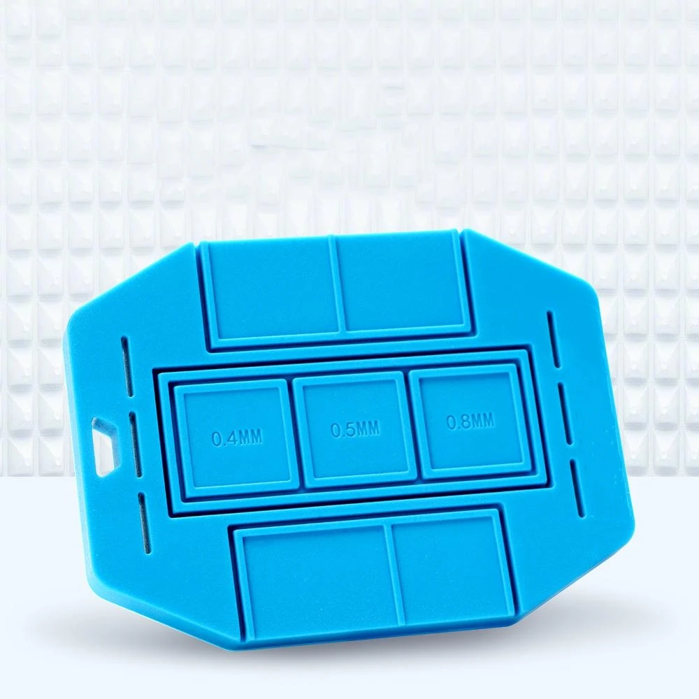 Almohadilla de silicona BGA, estera aislante, plantilla Universal BGA, Base magnética para CPU IC, soldadura de Chip, herramientas de Reballing BGA - imagen 2