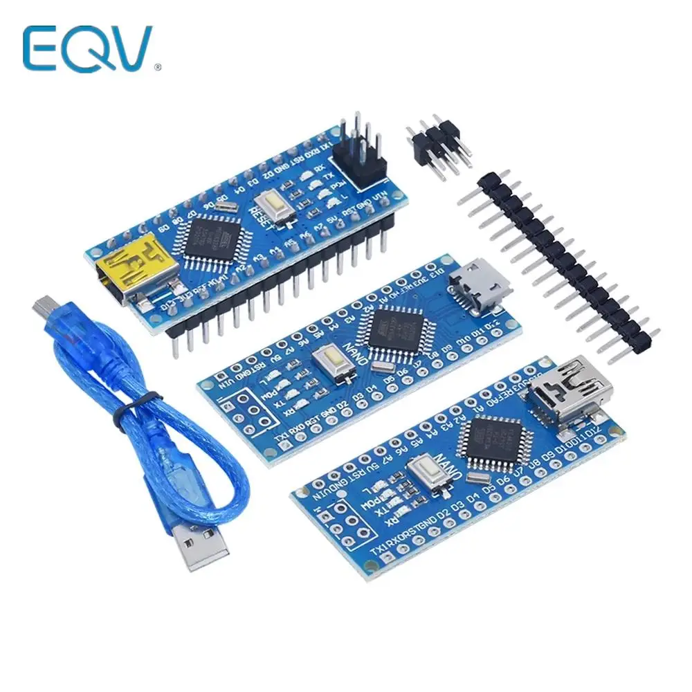Nano con controlador Nano 3,0 compatible con cargador de arranque para arduino CH340 controlador USB 16Mhz Nano v3.0 ATMEGA328P/168P