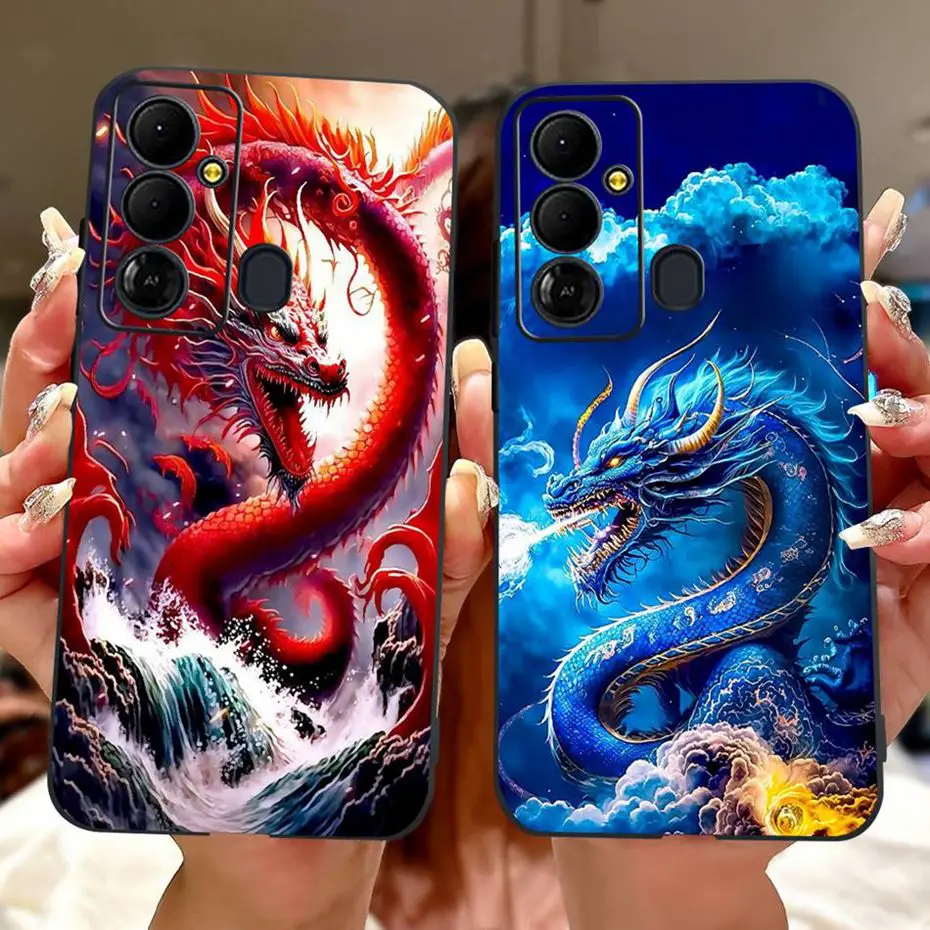 Fashion Painting Case For Tecno Pop 6 Go BE6j Soft Silicone TPU Phone Cases For Tecno Pop6 Go 6Go Covers Bumpers - imagen 4