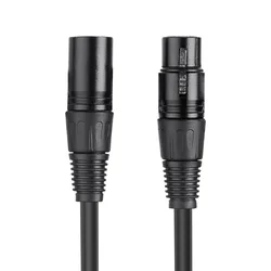Cable XLR Macho-Hembra Extensible para Cámara DSLR y Consola DMX