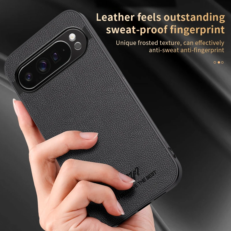 Para Google Pixel 9 Pro XL funda suave PU piel imán funda protectora trasera para Google Pixel 8 9 Pro XL funda completa para teléfono - imagen 4