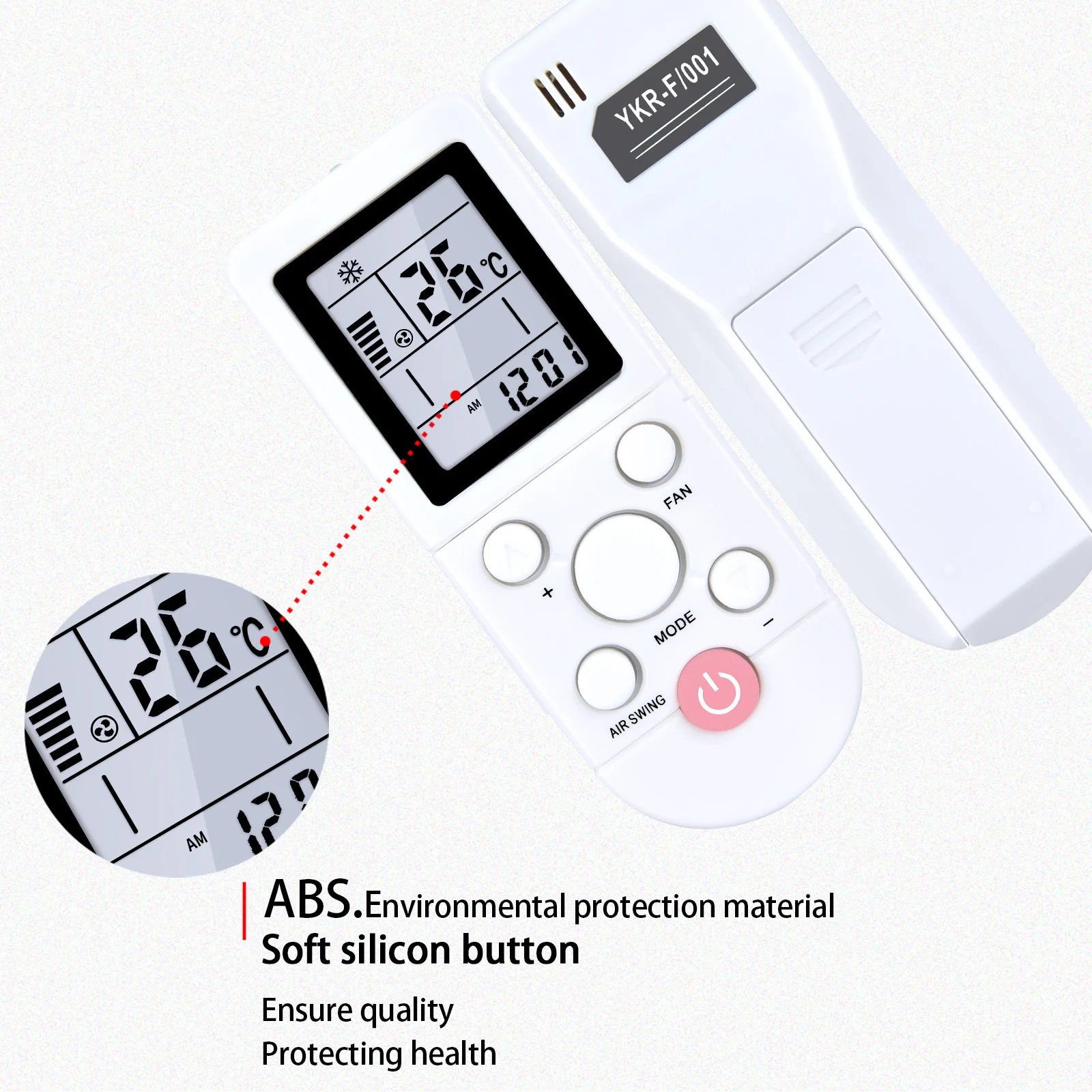 Nuevo YKR-F/001 para Control remoto de CA auxiliar YKR-F/006 YKR-F/06 YKR-F/09E YK-F/001 - imagen 4