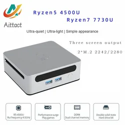 AITTACT Mini PC AMD Ryzen 5 – WiFi 6, DDR4, Windows 11