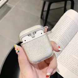 Funda Silicona AirPods Pro 3 Purpurina Transparente Antigolpes