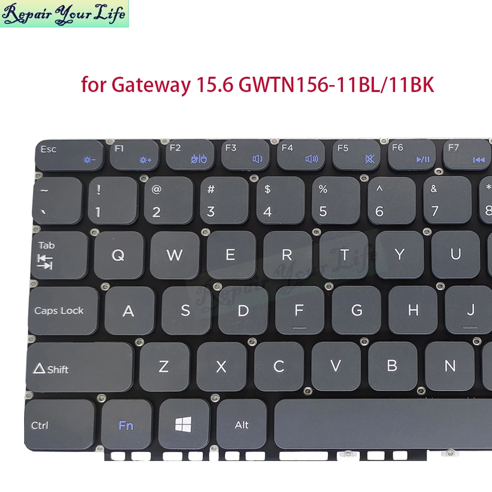 Teclado inglés de EE. UU. Para Gateway GWTN156-11, GWTN156-11BK, GWTN156-11BL, GWTN156-11GN, 15,6, teclado ultrafino para Notebook - imagen 3