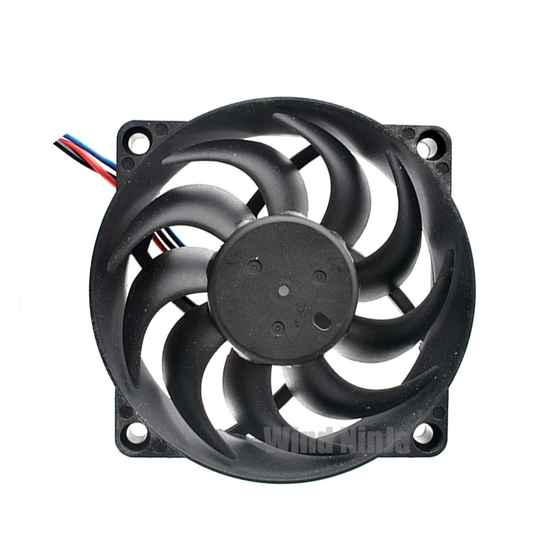 AFB0712VHB Ventilador de refrigeración con rodamiento de bolas doble de 7 cm 12 V 0.55 A 3 pines para chasis de CPU de placa base - Tamaño de 70x70x15 mm - Ventilador con cubierta de computadora