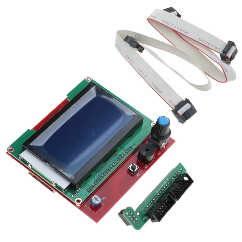 Impresora 3D LCD 2004 12864 Panel control Pantalla controlador inteligente para rampas 1.4 - imagen 2