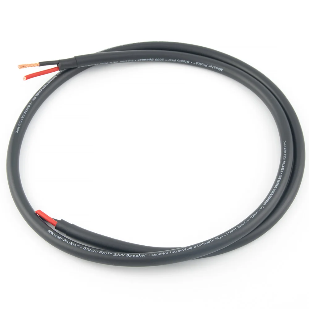 ■ Monster Cable Studio Pro 2000 Cable de altavoz HIFI 2-12AWG OFC Cable Audiophile profesional para Hi-Fi Home Theater sonido Premium - imagen 5