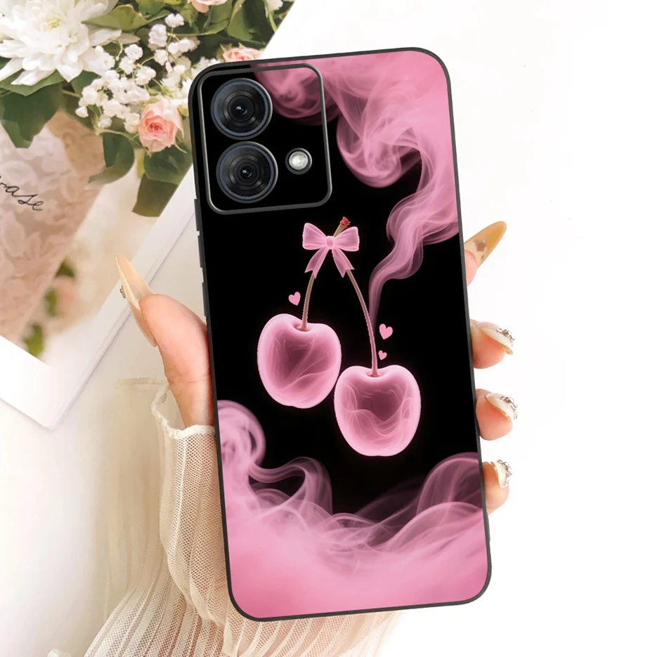 Para Motorola Moto G54 G84 5G funda elegante cubierta pintada de caramelo funda de teléfono suave de TPU para Motorola G54 G 84 Moto G84 MotoG54 5G bolsas - imagen 3