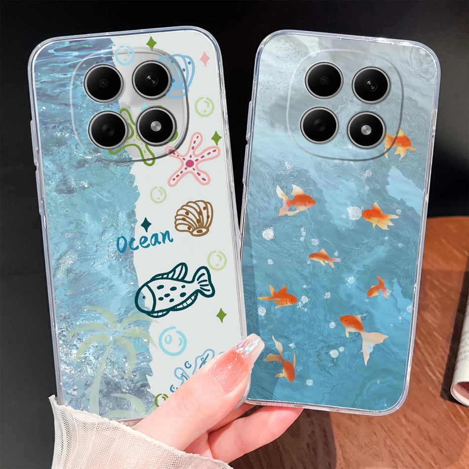 Para Redmi Note 15 Pro Plus Funda lindo gato perro suave claro delgado silicona ligera Funda para Redmi Note 15Pro + Protector de teléfono - imagen 2