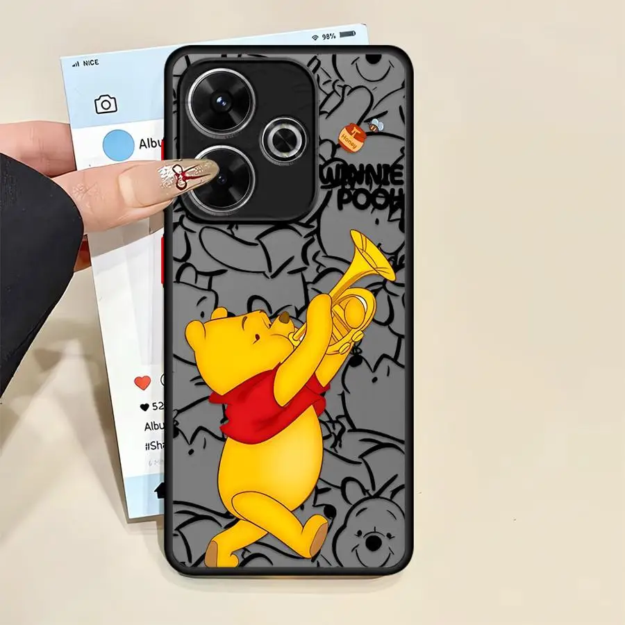 Funda de teléfono para Xiaomi Redmi 10A 9A 10C 14C K40 Pro 9T A2 + A4 A1 + 12C 9C TPU cubierta Disney Winnie The Pooh - imagen 4