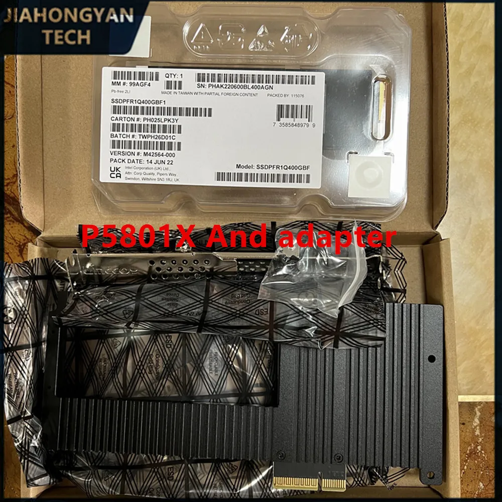 Original nuevo para Intel OPTANE SSD P5801X 400G E1. Interfaz S Unidad de estado sólido de nivel empresarial SSDPFR1Q400GBF1 - imagen 2