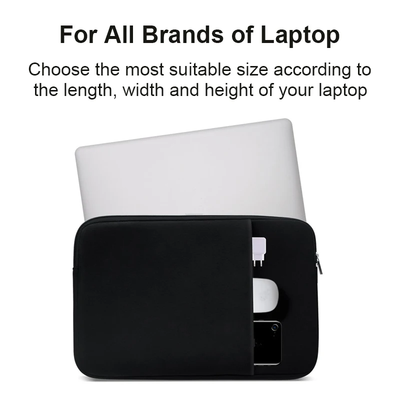 Funda para ordenador portátil 13 14 15,6 pulgadas funda de ordenador para MacBook Air 13,3 funda Xiaomi Lenovo Dell Asus Huawei HP bolsa protectora - imagen 2