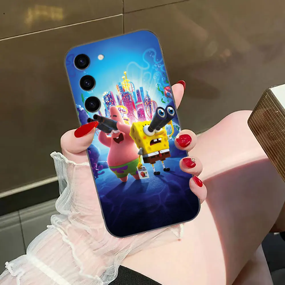 S-SpongeBob S-SquarePants Funda de teléfono para Samsung Galaxy S25 S24 S23 S22 S21 S20 FE S10 S9 PLUS ULTRA Funda Capa Shell - imagen 3