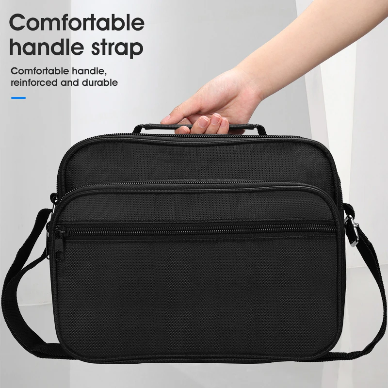 Kit de herramientas de fibra óptica FTTH, bolsa portátil (paquete vacío), bolsa de herramientas de fibra óptica de 25cm x 12cm x 20cm - imagen 3