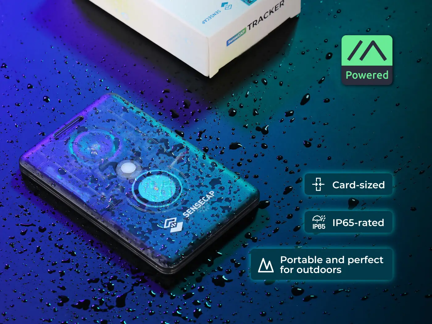 Rastreador de tarjetas SenseCAP T1000 E para meshtastico con LR1110,nRF52840,AG3335 GPS, IP65 Posicionamiento interior y exterior, Sensor de movimiento - imagen 2