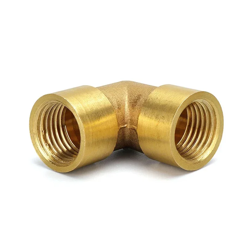 1/8 "1/4" 3/8 "1/2" 3/4 "BSP rosca macho/hembra tipo L neumático/plomería accesorio de tubería de latón adaptador de Gas y aceite de agua - imagen 5