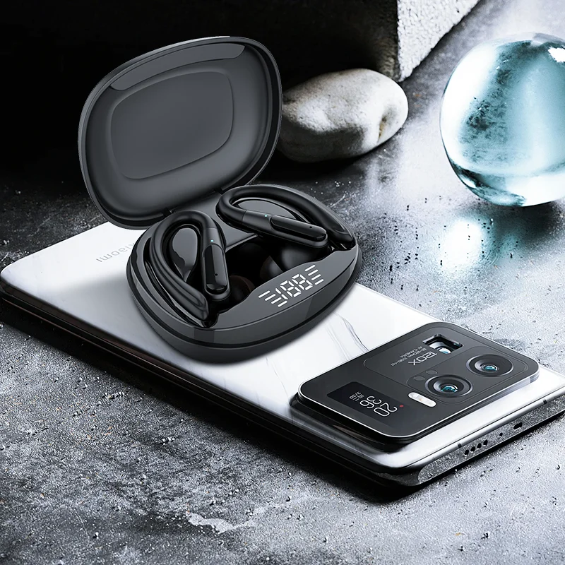 Auriculares inalámbricos para correr, audífonos TWS con Bluetooth, estéreo de graves profundos HD, impermeables, deportivos, aislamiento de sonidos - imagen 4