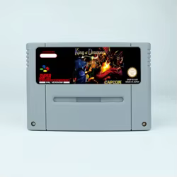 Juego de acción King of Dragons para tarjeta de juego SNES de 16 bits para consola de videojuegos SNES versión EUR PAL para Nintendo
