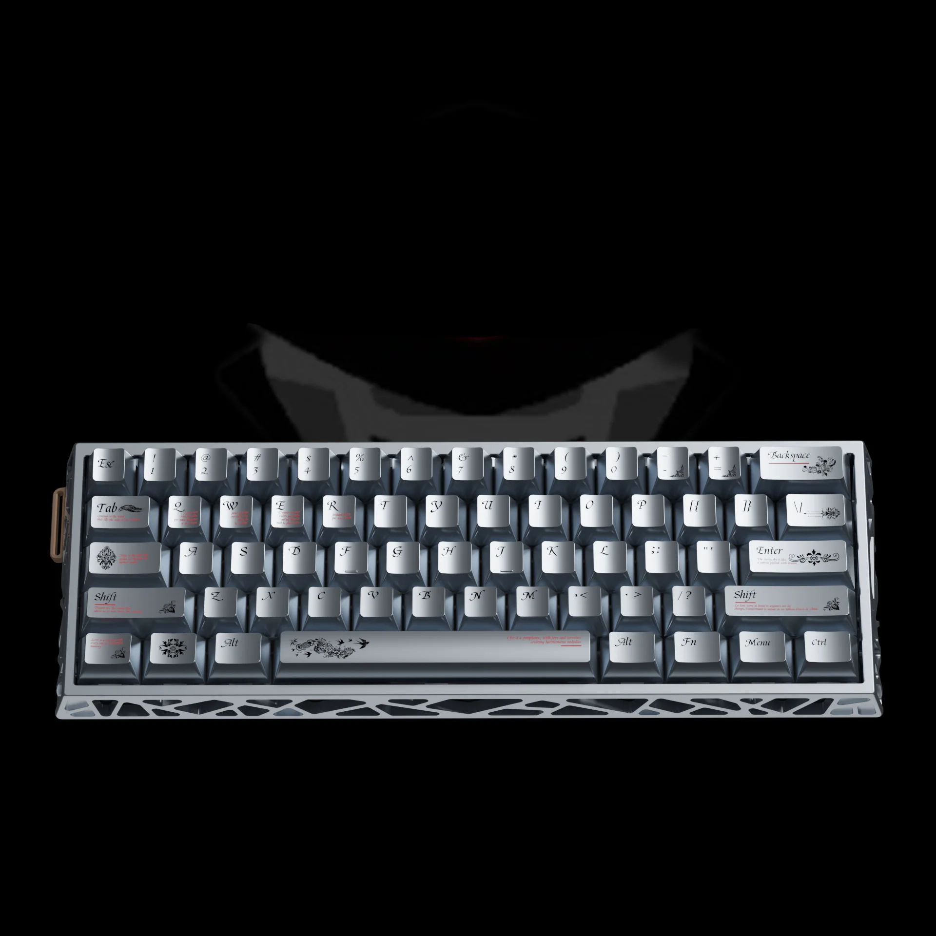 Teclas Sub PBT con tinte texturizado de Metal The Key of Time, 127 teclas, teclas de doble disparo, perfil de cereza para interruptores MX, teclado para juegos - imagen 5