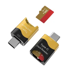 Lector USB-C OTG microSD Aluminio para iPhone y Android