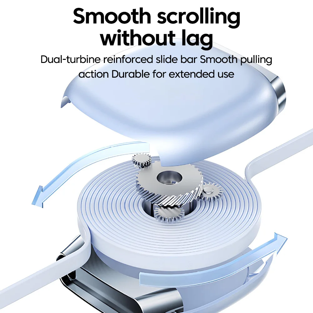 Olaf PD240W Cable retráctil USB C a tipo C Cable de carga rápida para iPhone 16 15 MacBook iPad Samsung Xiaomi Huawei Cable USB C - imagen 3