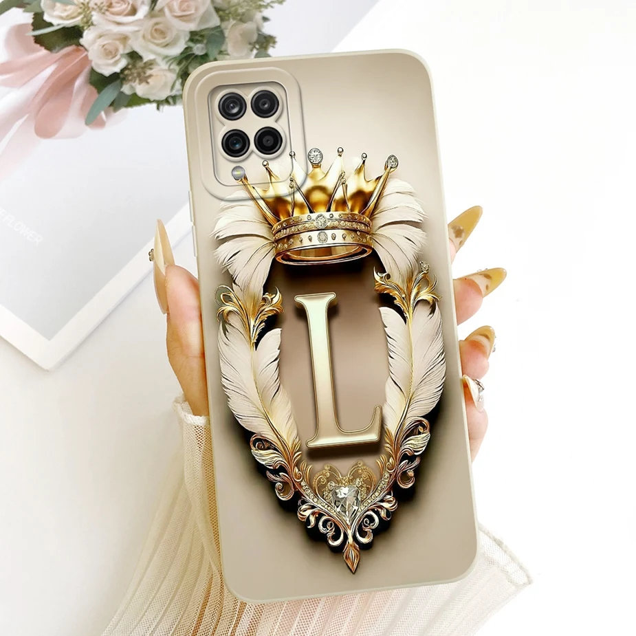 Para Samsung Galaxy A22 4G funda SM-A225F Cool Crown letras cubierta suave TPU funda de teléfono para Samsung A22 A 22 42 Galaxy A42 5G Shell - imagen 4