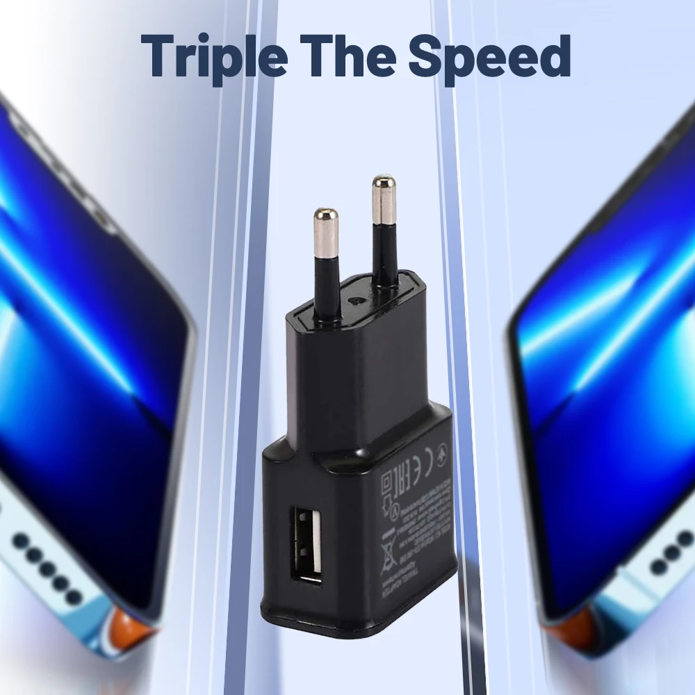 Fuente de alimentación del cargador de pared USB 5W 5V 1A energía portátil universal del viaje compatible con Samsung iPhone - imagen 5