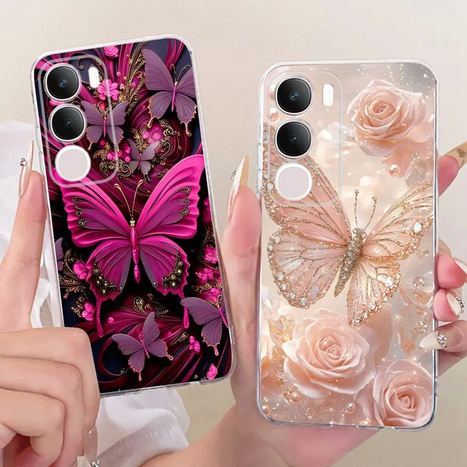 2025 funda de teléfono con estampado bonito para Vivo Y19s Pro fundas de silicona suave TPU para Vivo Y19s Y19sPro V2149 contraporchoques - imagen 5
