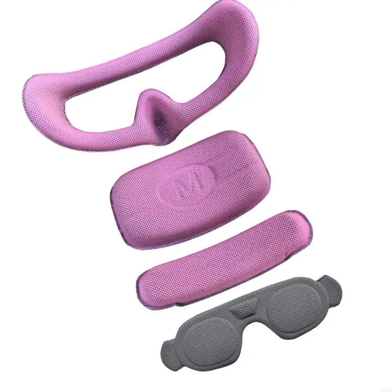 1 Juego funda protectora silicona para gafas, almohadilla para ojos espuma esponja a prueba polvo, cubierta para lentes, almohadilla juego 3 - imagen 2