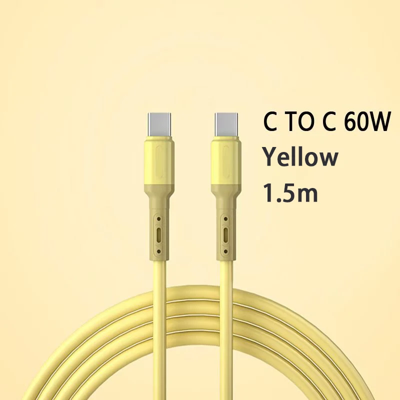 PD 60W USB C Yellow