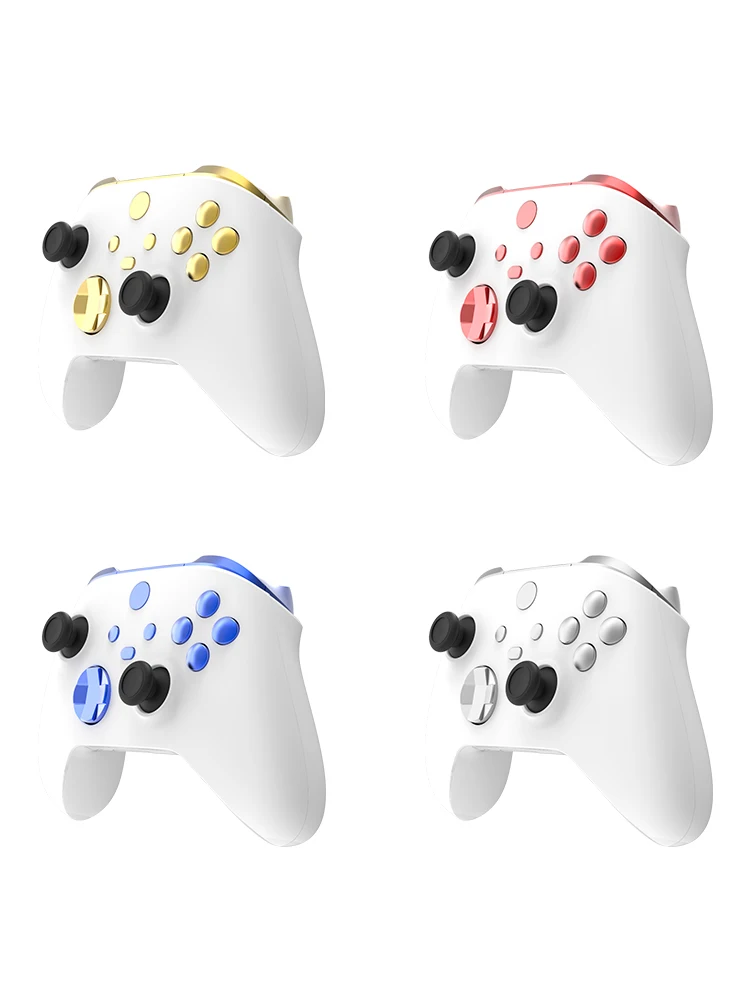Controlador DATA FROG Xbox Series X/S, parachoques RB LB chapados sólidos de Metal, disparadores RT LT, botones ABXY, Kit de Mod de actualización de repuesto - imagen 3