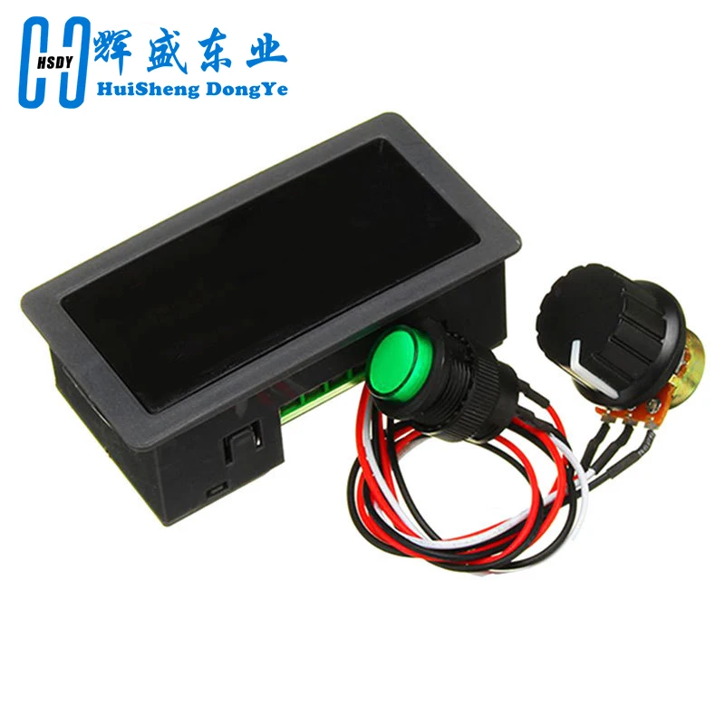 Controlador de velocidad del Motor DC 6V 12V 24V 5A ajustable PWM DC CCM5D pantalla Digital LED regulador de interruptor de Control de velocidad continuo - imagen 3