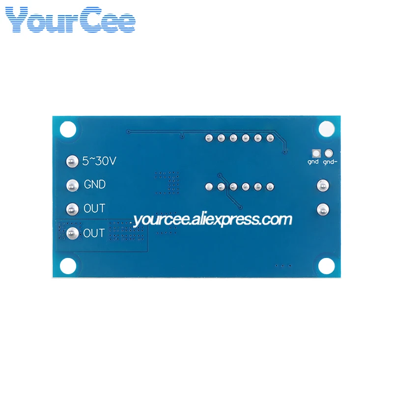 Módulo de relé de interruptor de retardo, tablero de control de tubo MOS dual con sincronización de ciclo de disparo de alto nivel con aislamiento optoacoplador, 2 uds./1 ud. - imagen 5