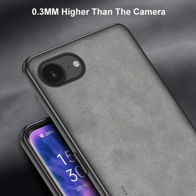 Para iPhone 16E funda de lujo de cuero PU funda de teléfono para iPhone 16 E iPhone16E contraportada a prueba de golpes silicona mate protección completa - imagen 5