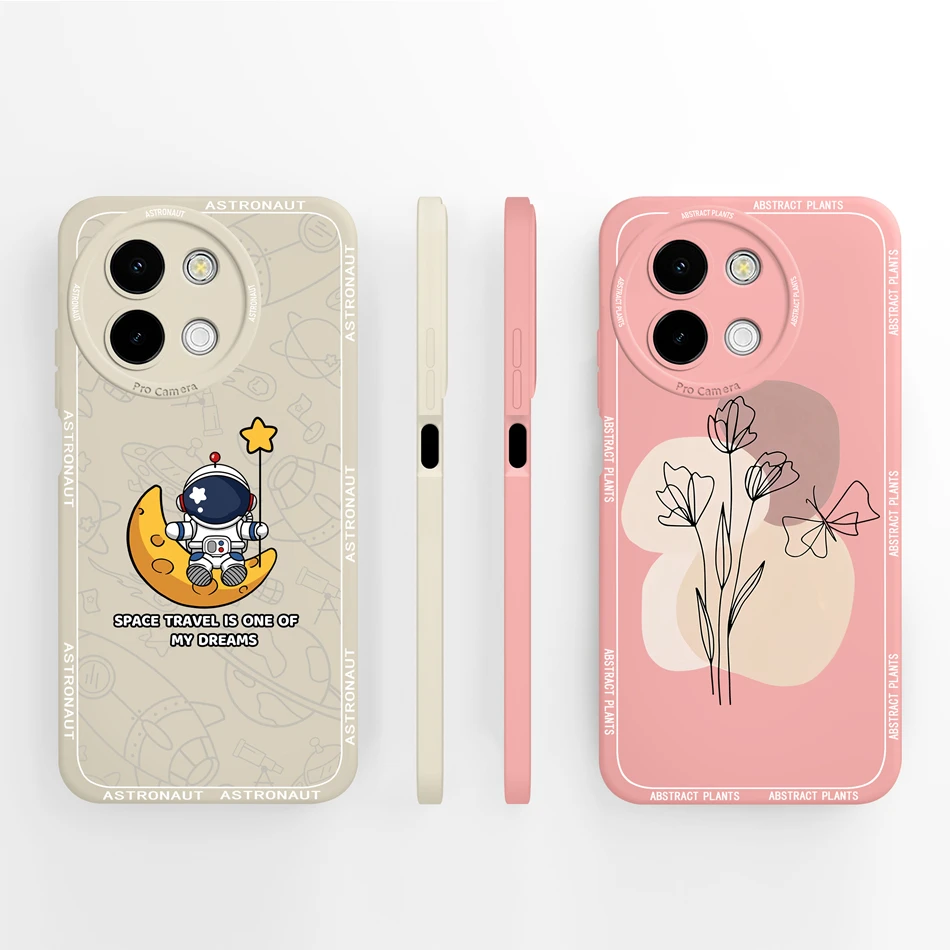 Funda para Vivo Y38 Y58 T3X Y200i Y200T 5G Cute Panda Funda de silicona líquida suave protección de cámara contraportada parachoques a prueba de golpes - imagen 4