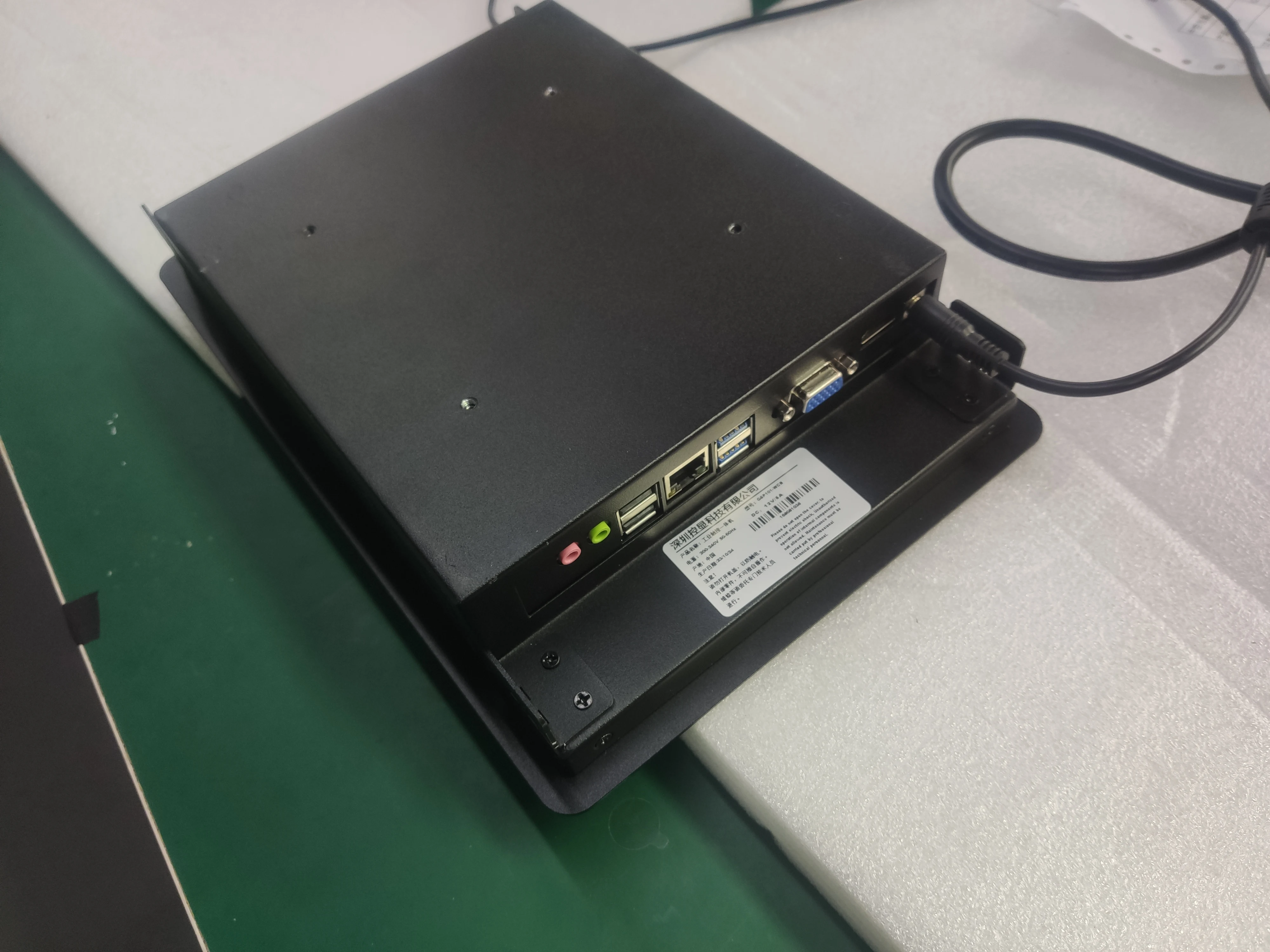 10,1 ventilador de refrigeración Win OS Tablet PC Monitor de pantalla táctil capacitiva Industrial ordenador integrado táctil todo en uno - imagen 3