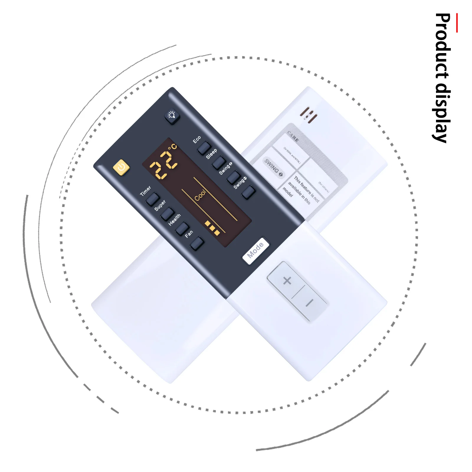 Nuevo Control remoto para aire acondicionado IFB IACI18SA3G3C1 / IACI18GB5G3C con retroiluminación - imagen 3